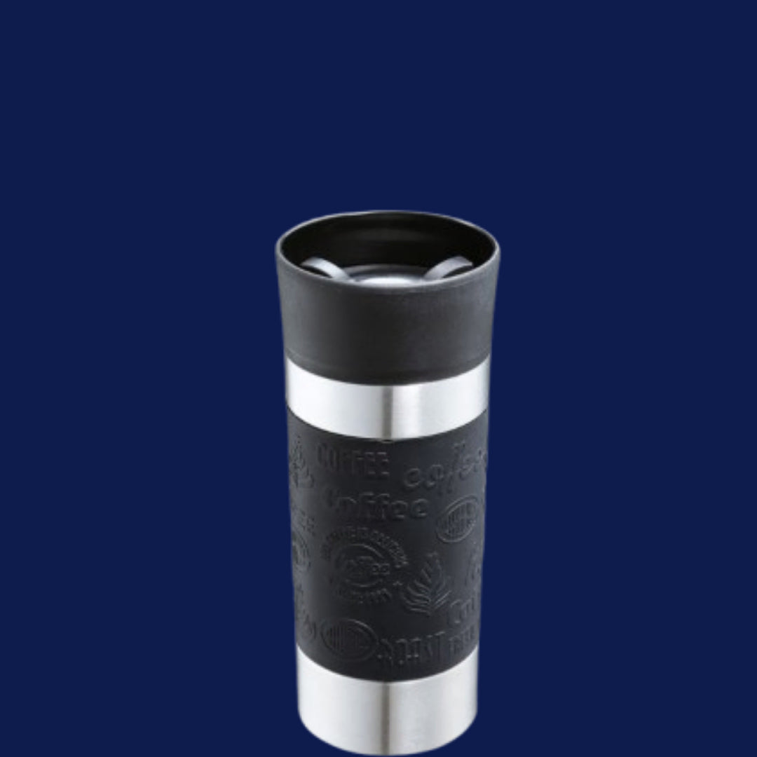 Cilio Travel Mug Sainless Steel , Black - 360 ml