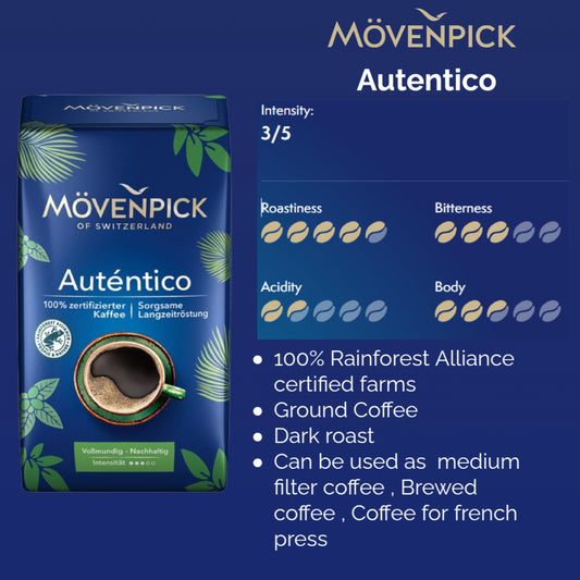 Movenpick Auténtico Filter Coffee ground - 500 gram