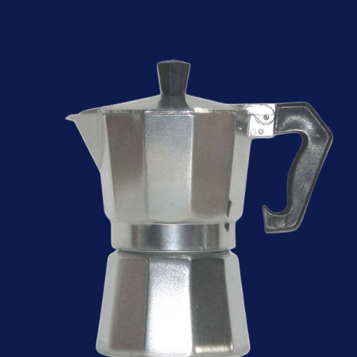 Homi Moka Pot Silver - 3 cup