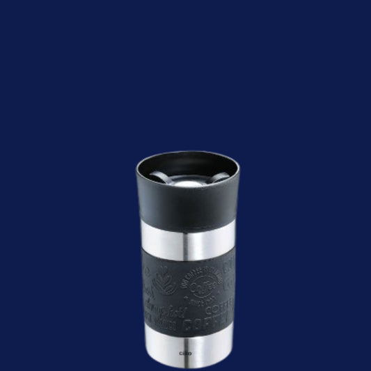 Cilio Travel Mug Sainless Steel , Black - 300 ml