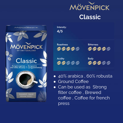 Movenpick Classic Filter Coffee ground - 500 gram