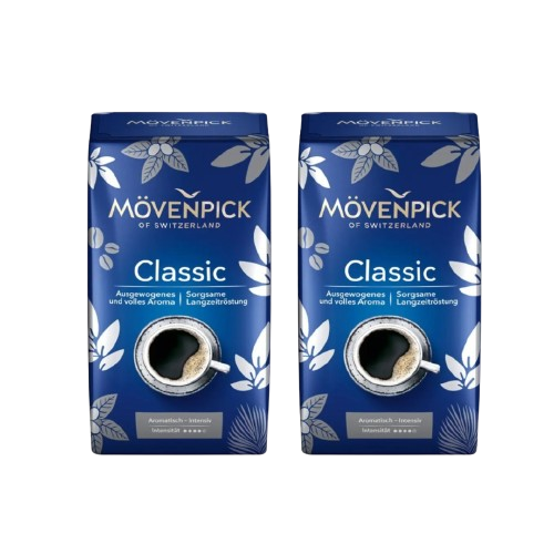Movenpick Classic Filter Coffee ground - Pack of 2 (2x500gram)